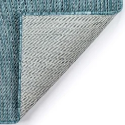Aqua Intertwine Indoor/Outdoor Area Rug, 7X9-Kirkland's Home Discount