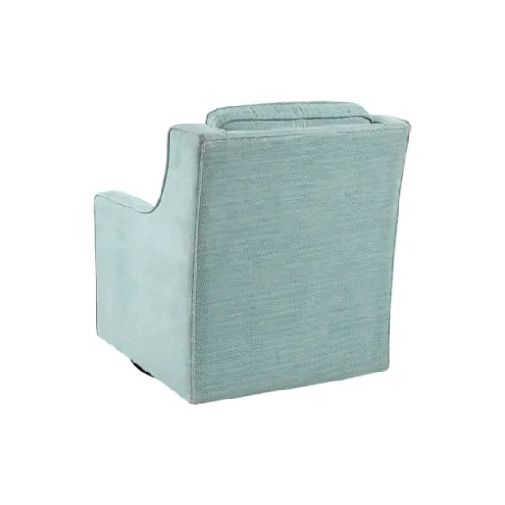 Aqua Upholstered Swivel Accent Chair-Kirkland's Home Sale