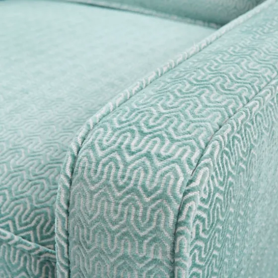 Aqua Upholstered Swivel Accent Chair-Kirkland's Home Sale