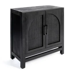 Arch Cane And Wood Cabinet-Kirkland's Home Sale