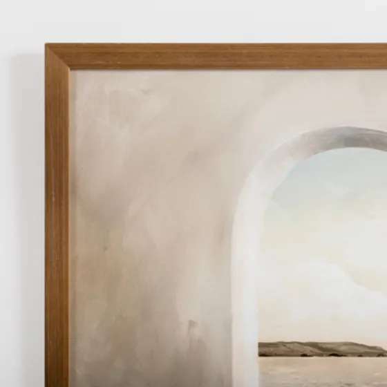 Arched Coastal Viewpoint Framed Art Print-Kirkland's Home Hot