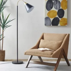 Arched Cone Shade Floor Lamp-Kirkland's Home Best Sale
