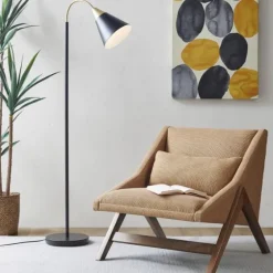 Arched Cone Shade Floor Lamp-Kirkland's Home Best Sale