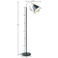 Arched Cone Shade Floor Lamp-Kirkland's Home Best Sale