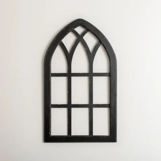 Arched Windowpane Wall Plaque-Kirkland's Home Best