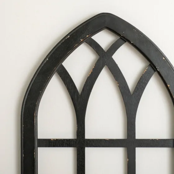 Arched Windowpane Wall Plaque-Kirkland's Home Best