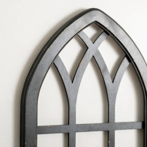 Arched Windowpane Wall Plaque-Kirkland's Home Best