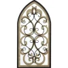 Arched Wood And Metal Layered Scroll Wall Plaque-Kirkland's Home Shop