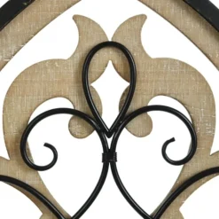 Arched Wood And Metal Layered Scroll Wall Plaque-Kirkland's Home Shop