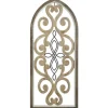 Arched Wood And Metal Scroll Wall Plaque-Kirkland's Home Online