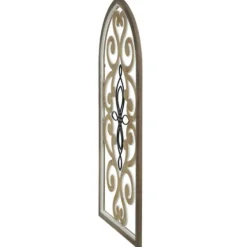 Arched Wood And Metal Scroll Wall Plaque-Kirkland's Home Online