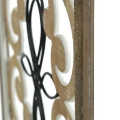 Arched Wood And Metal Scroll Wall Plaque-Kirkland's Home Online