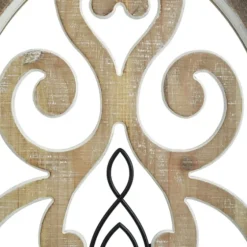 Arched Wood And Metal Scroll Wall Plaque-Kirkland's Home Online