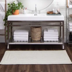 Arctic Plush Reversible Cotton Bath Mat, 60 In.-Kirkland's Home Store