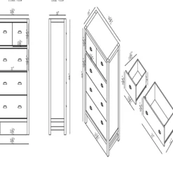 Arden Wood 5-Drawer Chest-Kirkland's Home Best