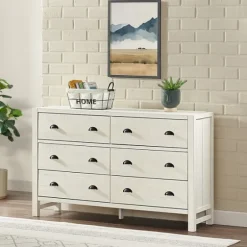 Arden Wood 6-Drawer Dresser-Kirkland's Home Fashion