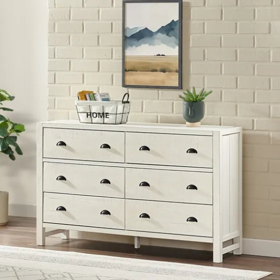 Arden Wood 6-Drawer Dresser-Kirkland's Home Fashion