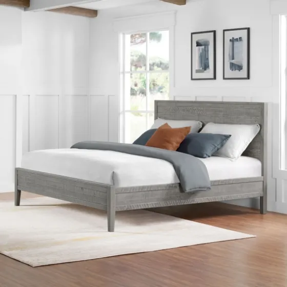 Arden Wood Panel King Bed-Kirkland's Home Shop