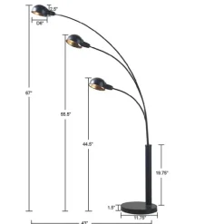 3-Arm Adjustable Floor Lamp-Kirkland's Home Hot