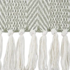 Artichoke Herringbone Fringe Throw-Kirkland's Home Online
