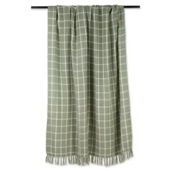 Artichoke Plaid Fringed Throw-Kirkland's Home Cheap
