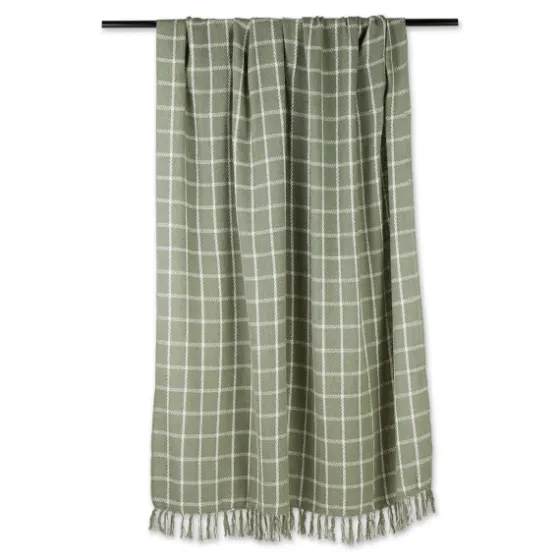 Artichoke Plaid Fringed Throw-Kirkland's Home Cheap