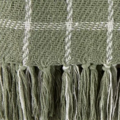 Artichoke Plaid Fringed Throw-Kirkland's Home Cheap