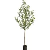 Artificial Fruiting Potted Olive Tree-Kirkland's Home Best