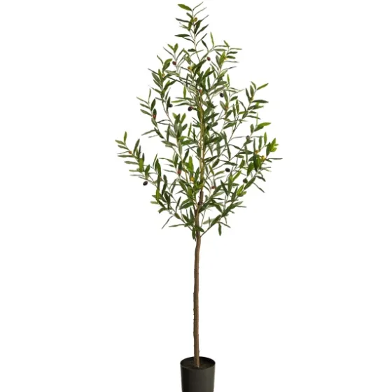 Artificial Fruiting Potted Olive Tree-Kirkland's Home Best