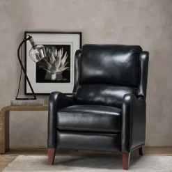 Arturo Leather Wingback Recliner-Kirkland's Home New