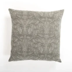 Ash Chenille Damask Pillow-Kirkland's Home Outlet