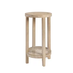 Ash Rat Round Martha Stewart Accent Table-Kirkland's Home Clearance