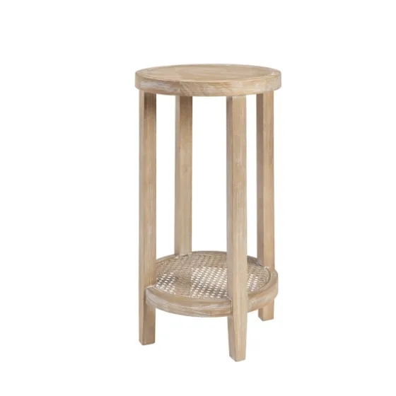 Ash Rat Round Martha Stewart Accent Table-Kirkland's Home Clearance