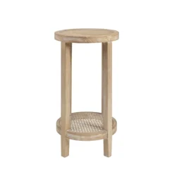Ash Rat Round Martha Stewart Accent Table-Kirkland's Home Clearance