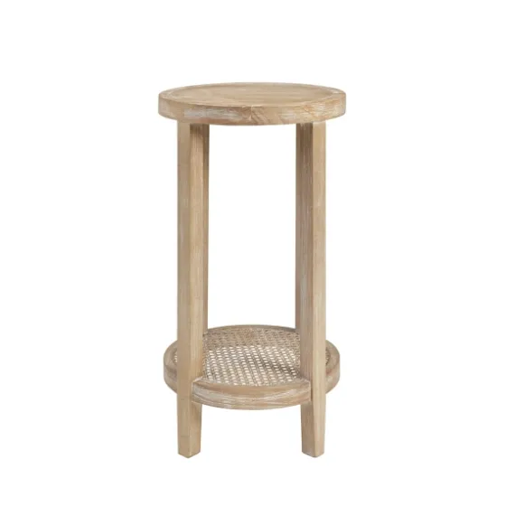 Ash Rat Round Martha Stewart Accent Table-Kirkland's Home Clearance