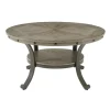 Ash Round Nailhead Coffee Table-Kirkland's Home Store