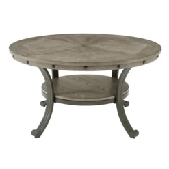 Ash Round Nailhead Coffee Table-Kirkland's Home Store
