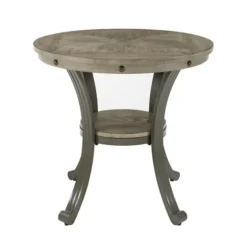 Ash Round Nailhead Side Table-Kirkland's Home Store