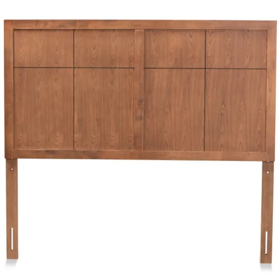 Ash Walnut Wood Panel Full Headboard-Kirkland's Home Fashion