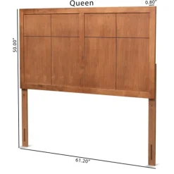 Ash Walnut Wood Panel Queen Headboard-Kirkland's Home Cheap