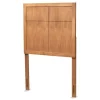 Ash Walnut Wood Panel Twin Headboard-Kirkland's Home Shop