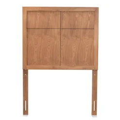 Ash Walnut Wood Panel Twin Headboard-Kirkland's Home Shop