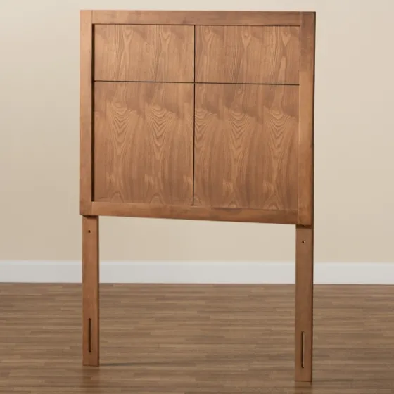 Ash Walnut Wood Panel Twin Headboard-Kirkland's Home Shop