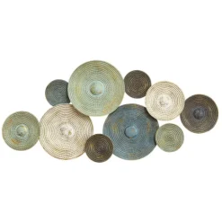 Asheville Textured Plates Metal Wall Plaque-Kirkland's Home Flash Sale