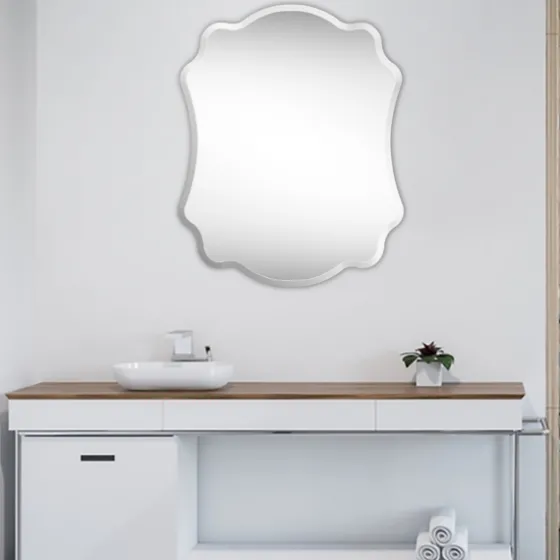 Ashley Scallop Edge Beveled Mirror-Kirkland's Home Clearance