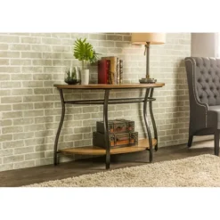 Ashlie Curved 2-Tier Console Table-Kirkland's Home Best Sale