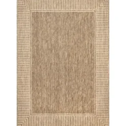 Asia Stripe Border Outdoor Rug, 8X10-Kirkland's Home Flash Sale