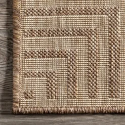 Asia Stripe Border Outdoor Rug, 8X10-Kirkland's Home Flash Sale