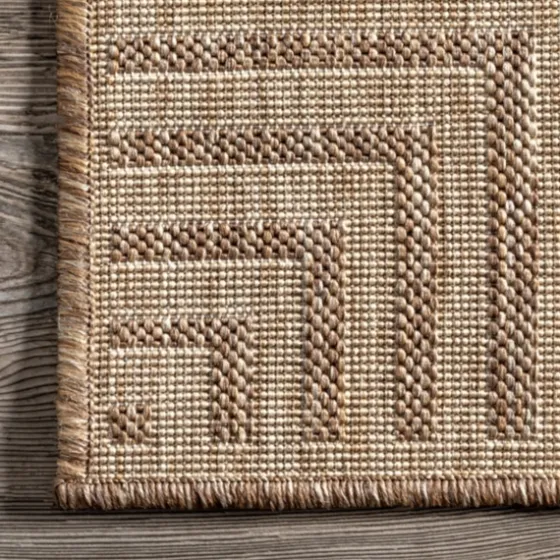 Asia Stripe Border Outdoor Rug, 8X10-Kirkland's Home Flash Sale