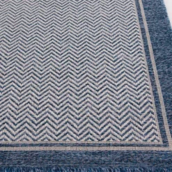 Auckland Chevron Outdoor Area Rug, 6X9-Kirkland's Home Sale